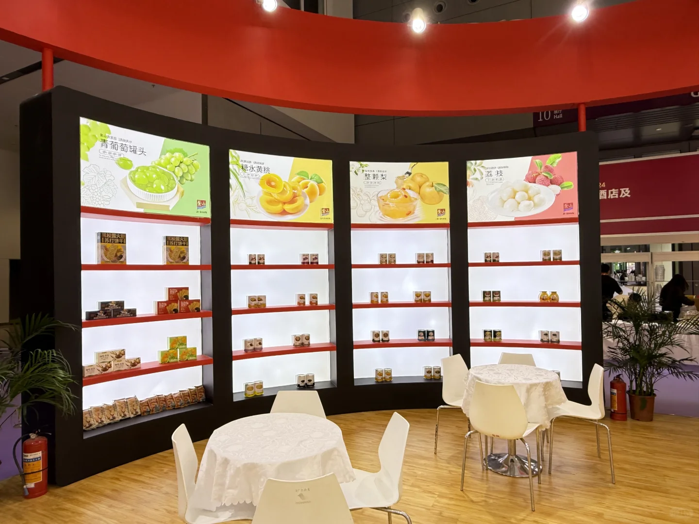 酒店餐饮展会搭建/食品行业/中国红