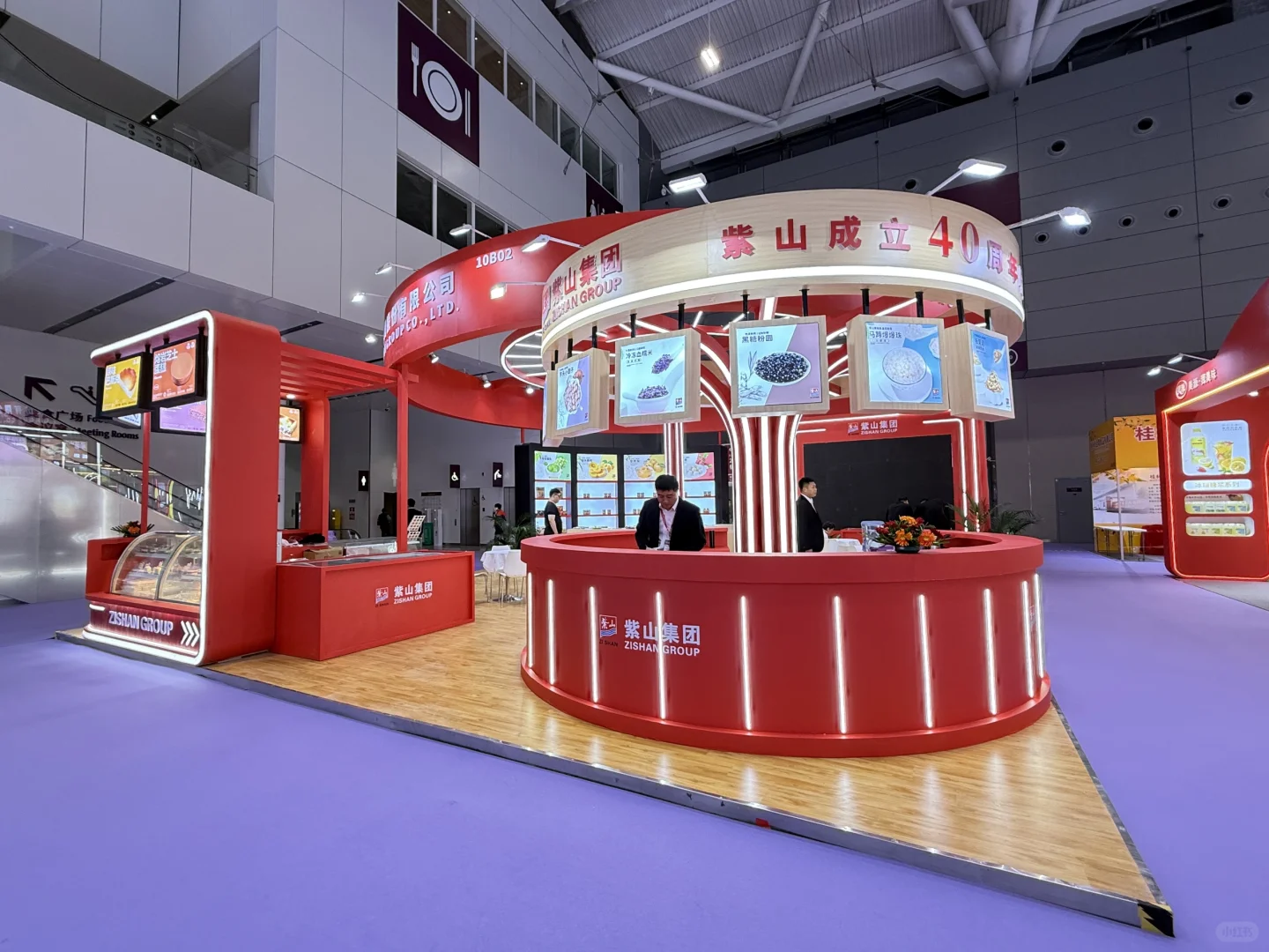 酒店餐饮展会搭建/食品行业/中国红