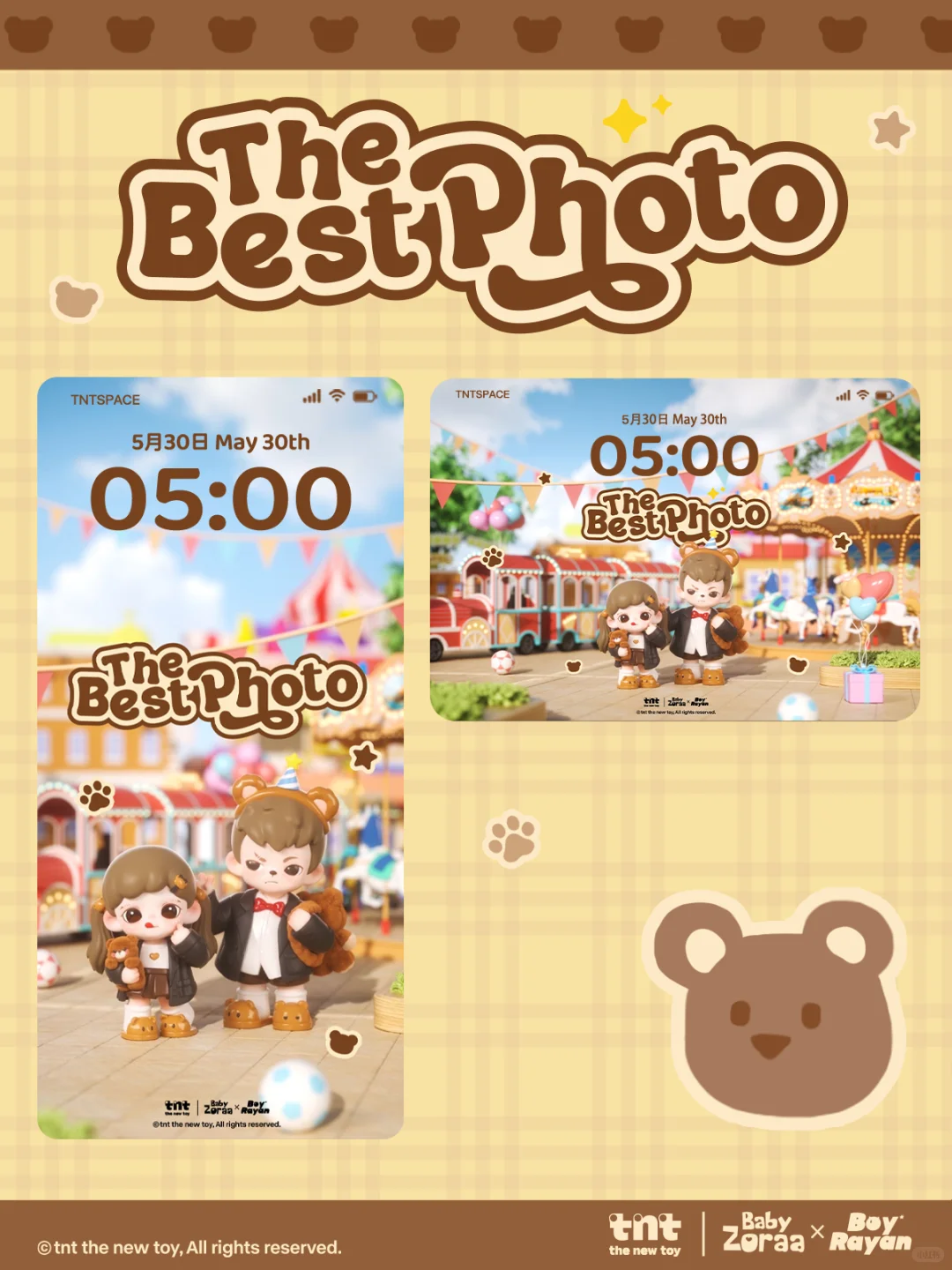 壁纸丨童心无界 Rayan&Zoraa陪你过六一?