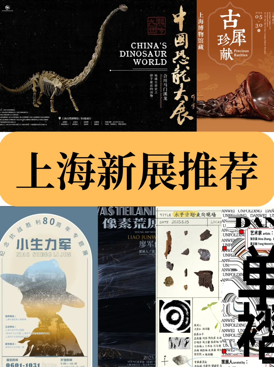 上海新展推荐来啦！许多免费参观！