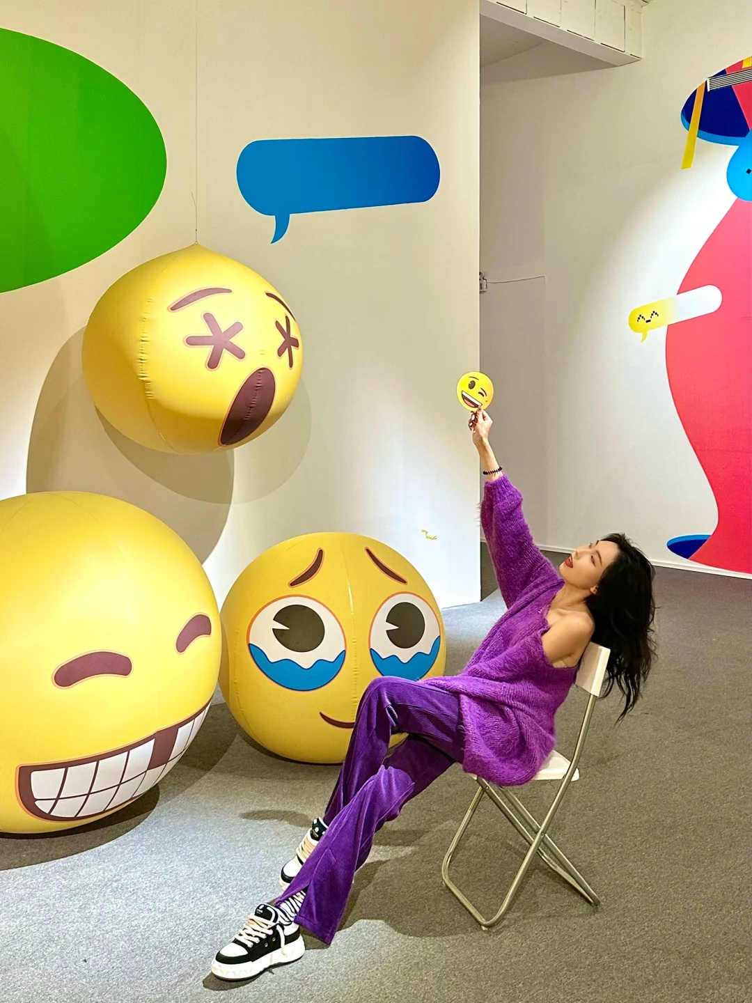 北京新展来啦?去emoji世界搞怪拍照???