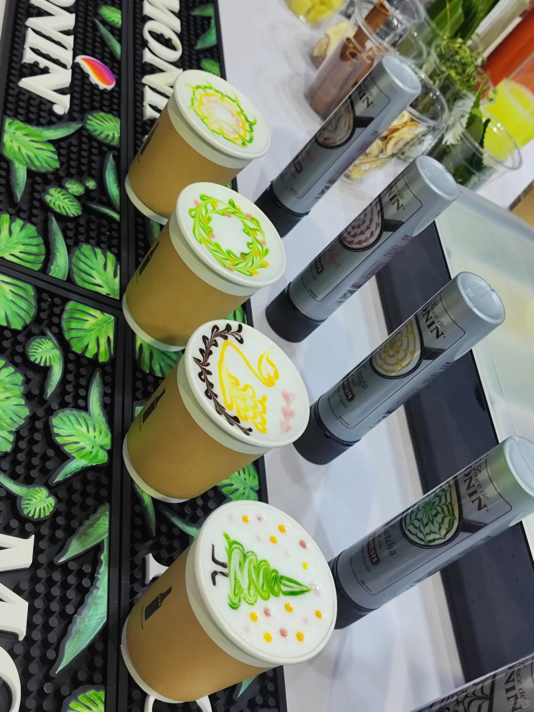 展会最后一天逛了乳制品