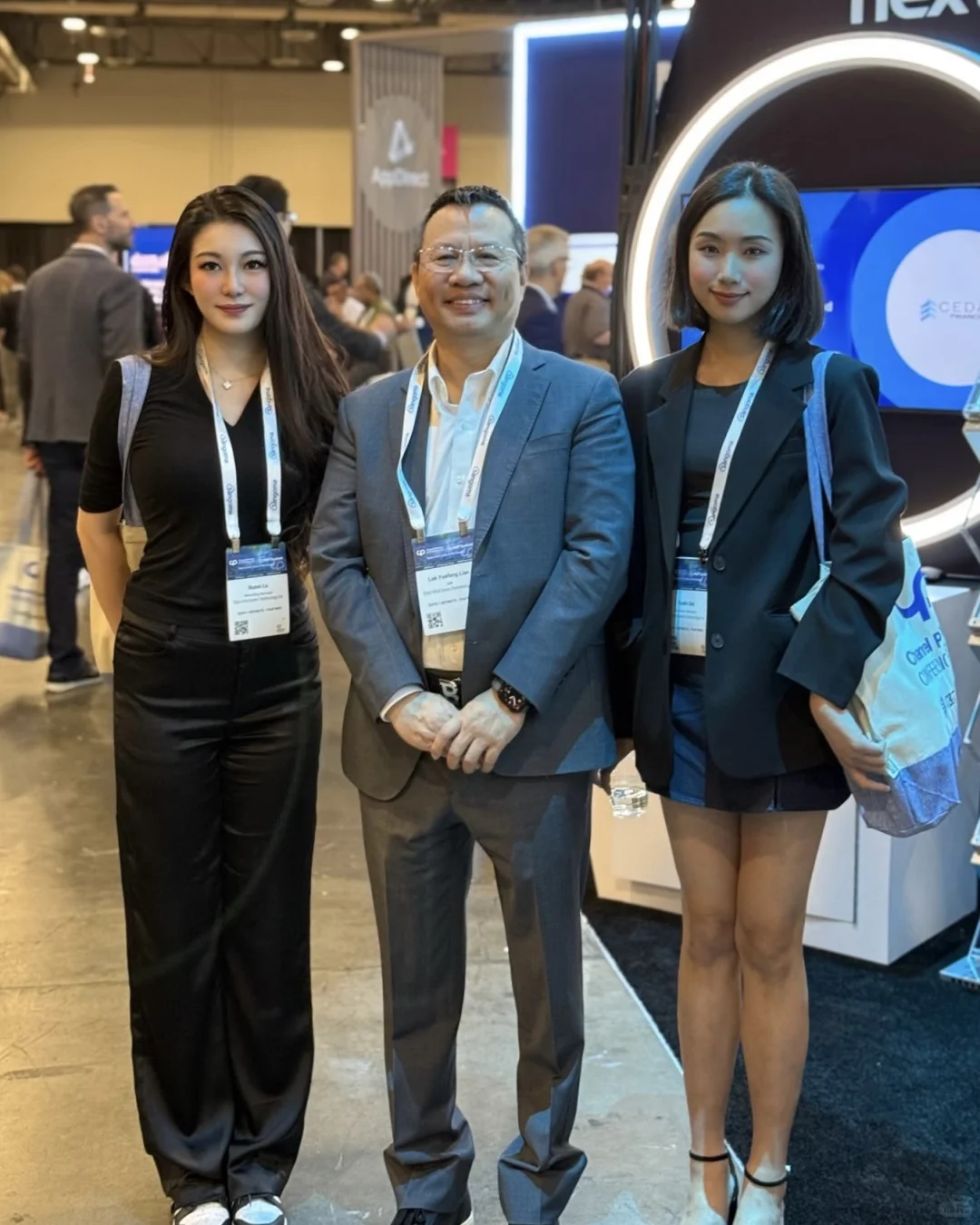 参加展会的一天