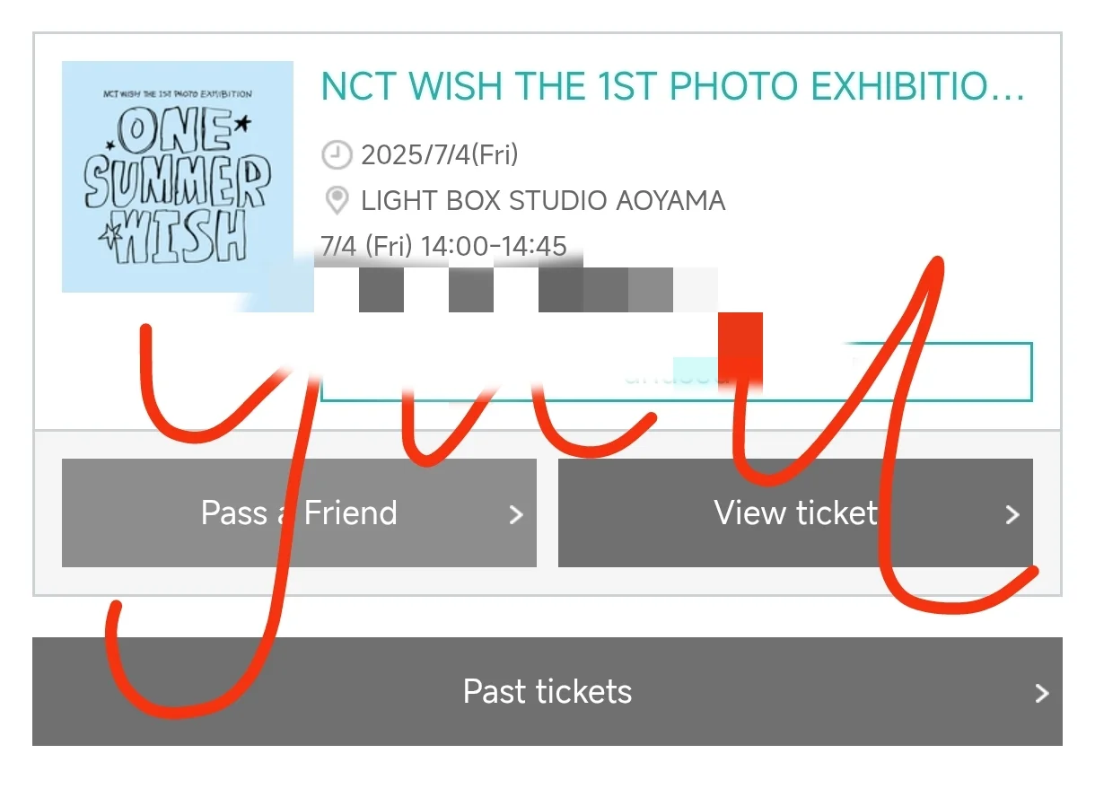 NCT wish东京夏日展会换票