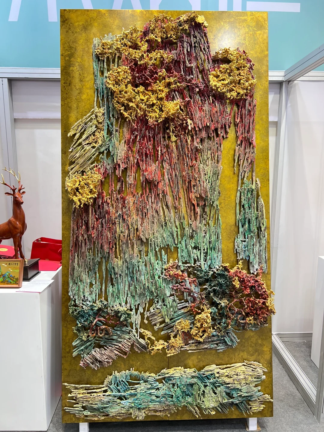 参观朱炳仁老师中国工艺美术博览会展位