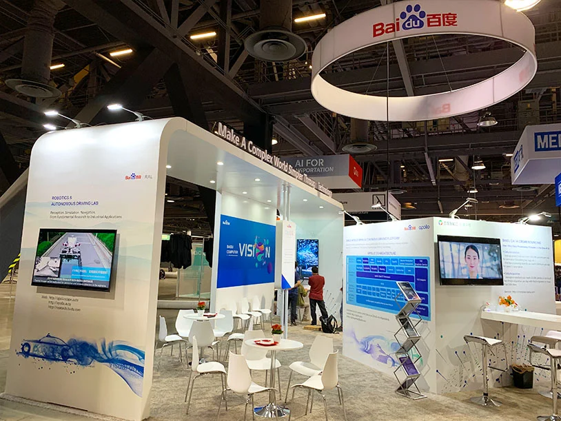 美国展位设计装修，海外展会设计搭建