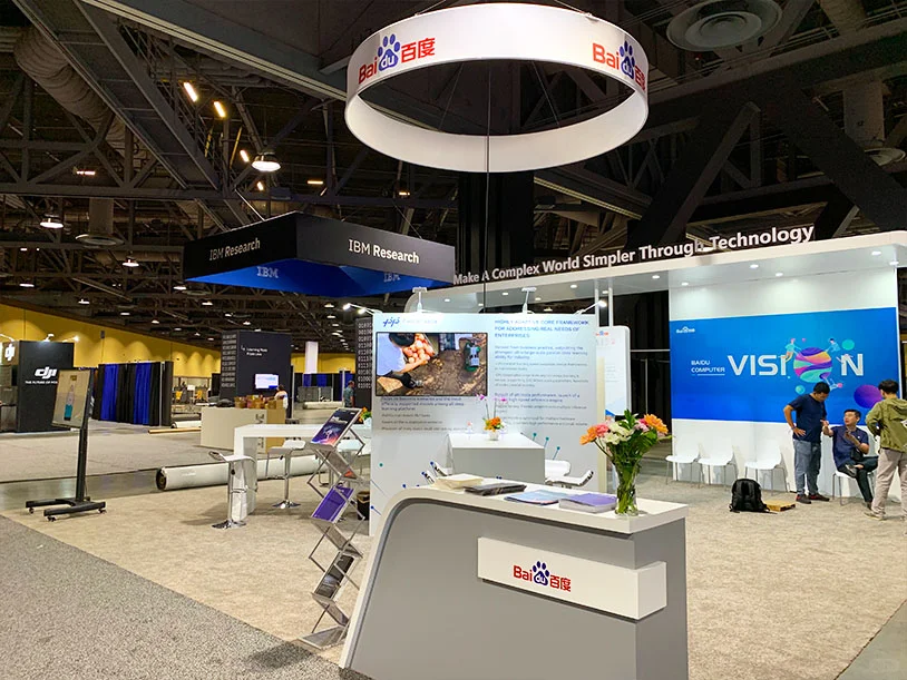 美国展位设计装修，海外展会设计搭建