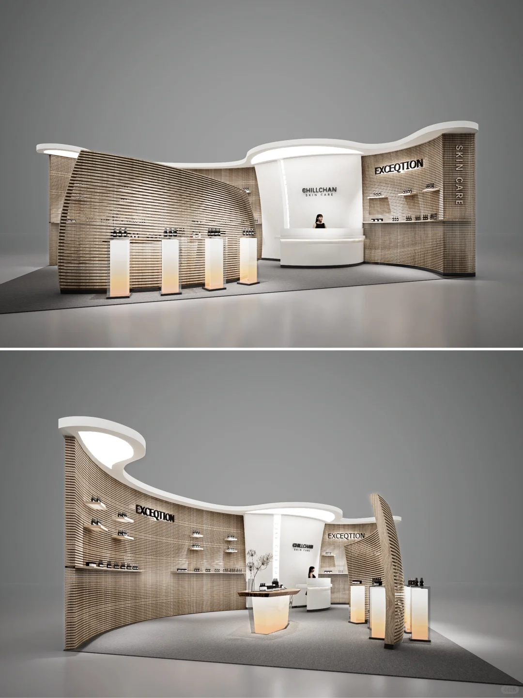 小空间的临时销售，展会展台搭建