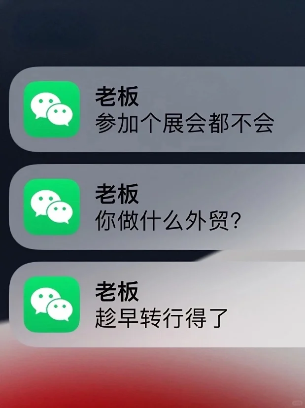 外贸人?没展会经验是触犯天条了吗...