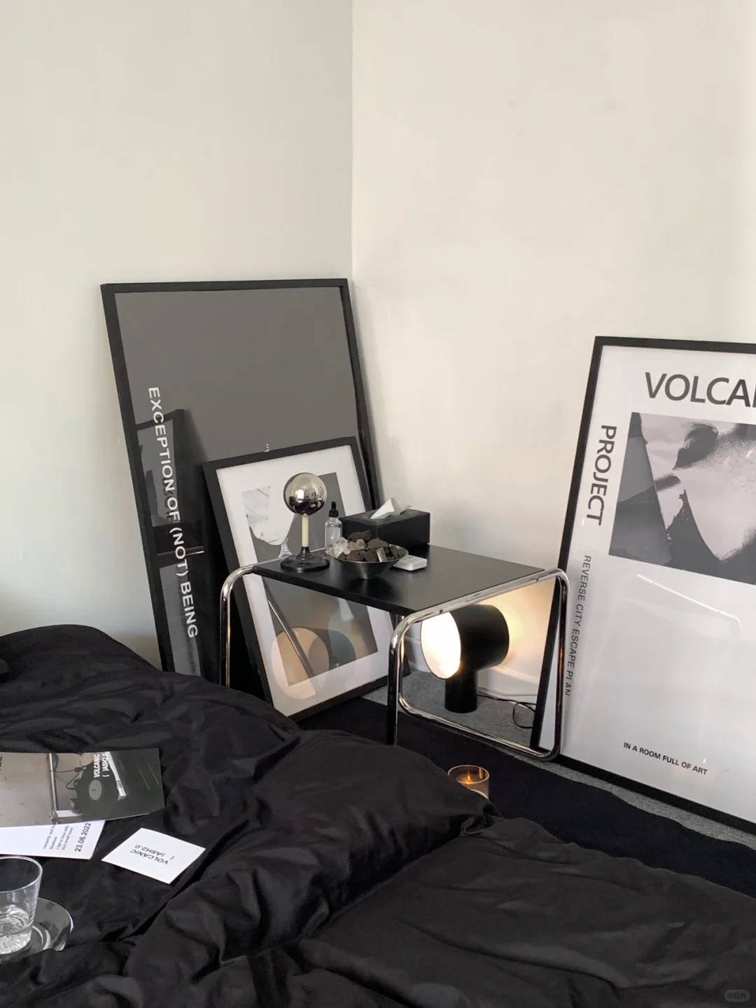 黑色沉浸式睡眠的卧室?治愈瞬间｜汕头民宿