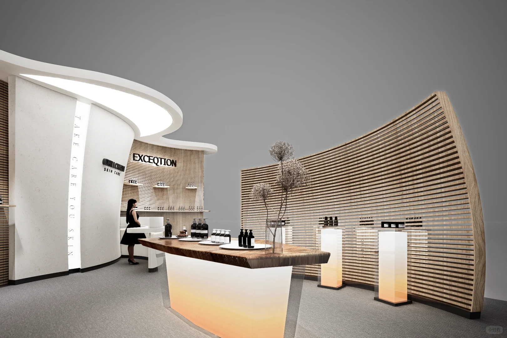 小空间的临时销售，展会展台搭建