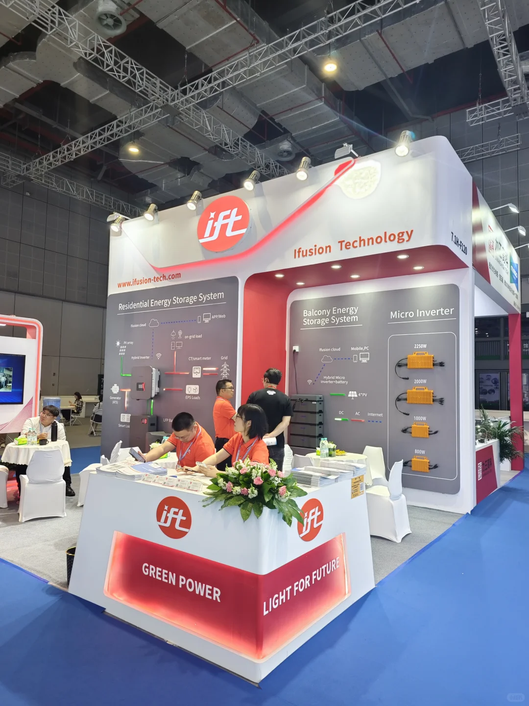 一年一度SNEC光伏展上