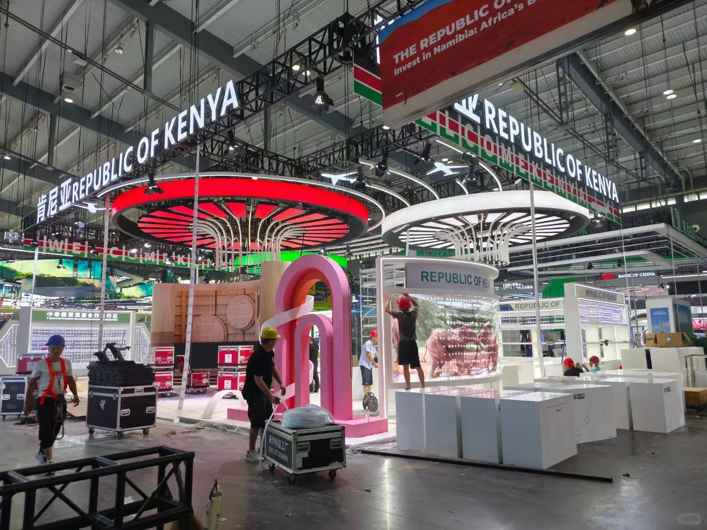 中非经贸博览会2025布展ing