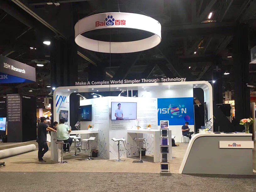 美国展位设计装修，海外展会设计搭建