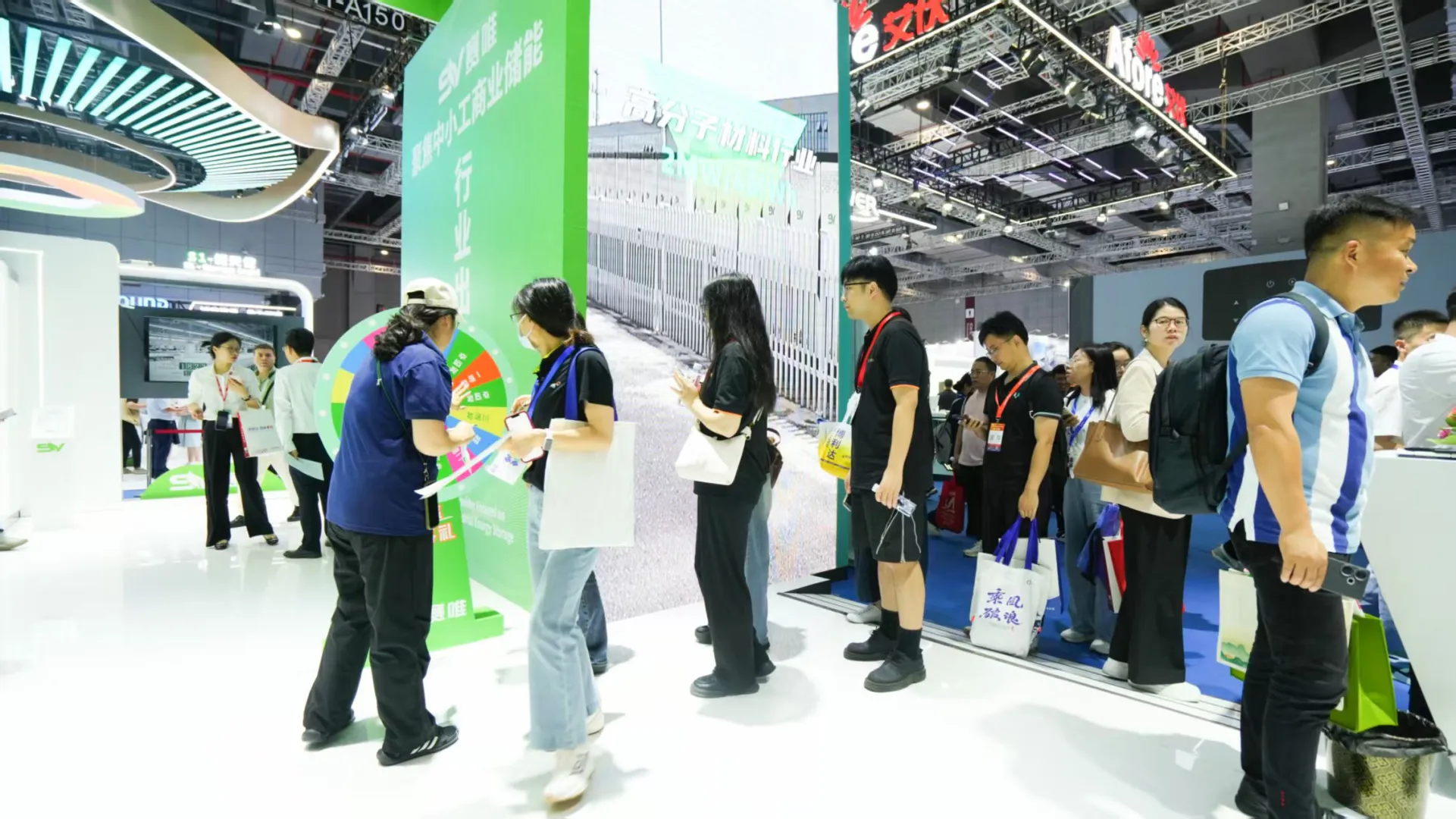 赛唯储能上海展会现场