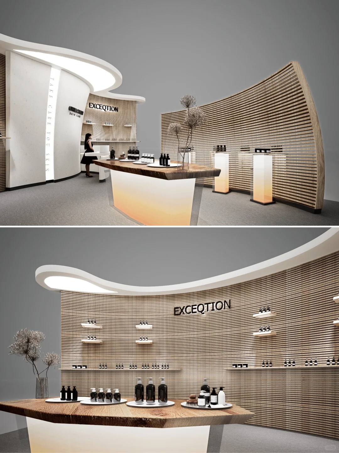 小空间的临时销售，展会展台搭建