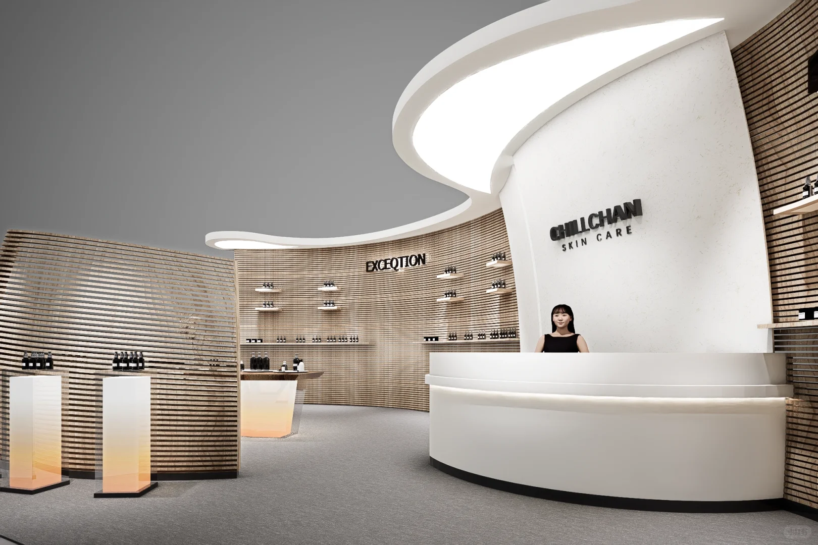 小空间的临时销售，展会展台搭建