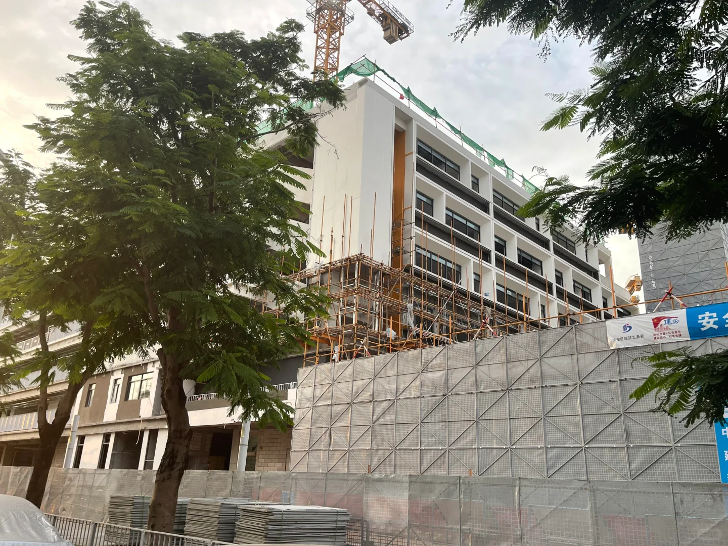 会展城实验学校现原型了