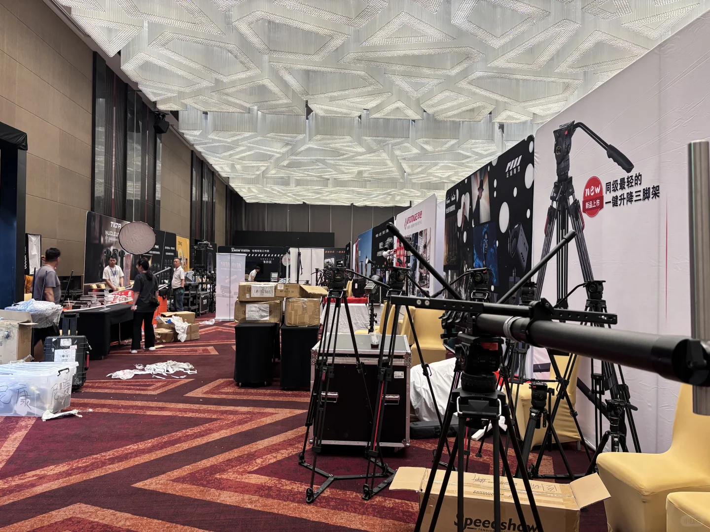 展会上的摄影摄像真的太好看了～