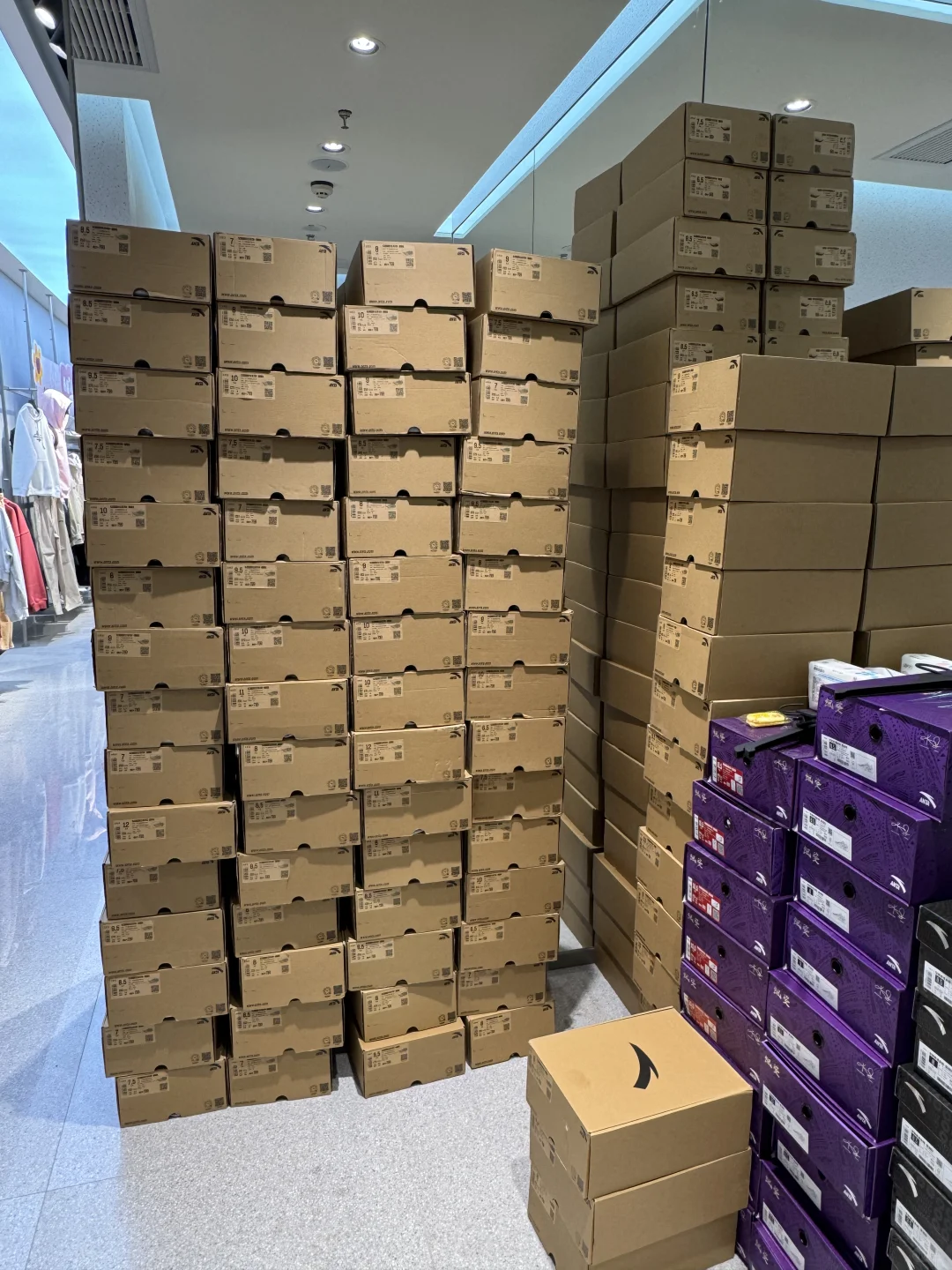 在安踏打工的每一天