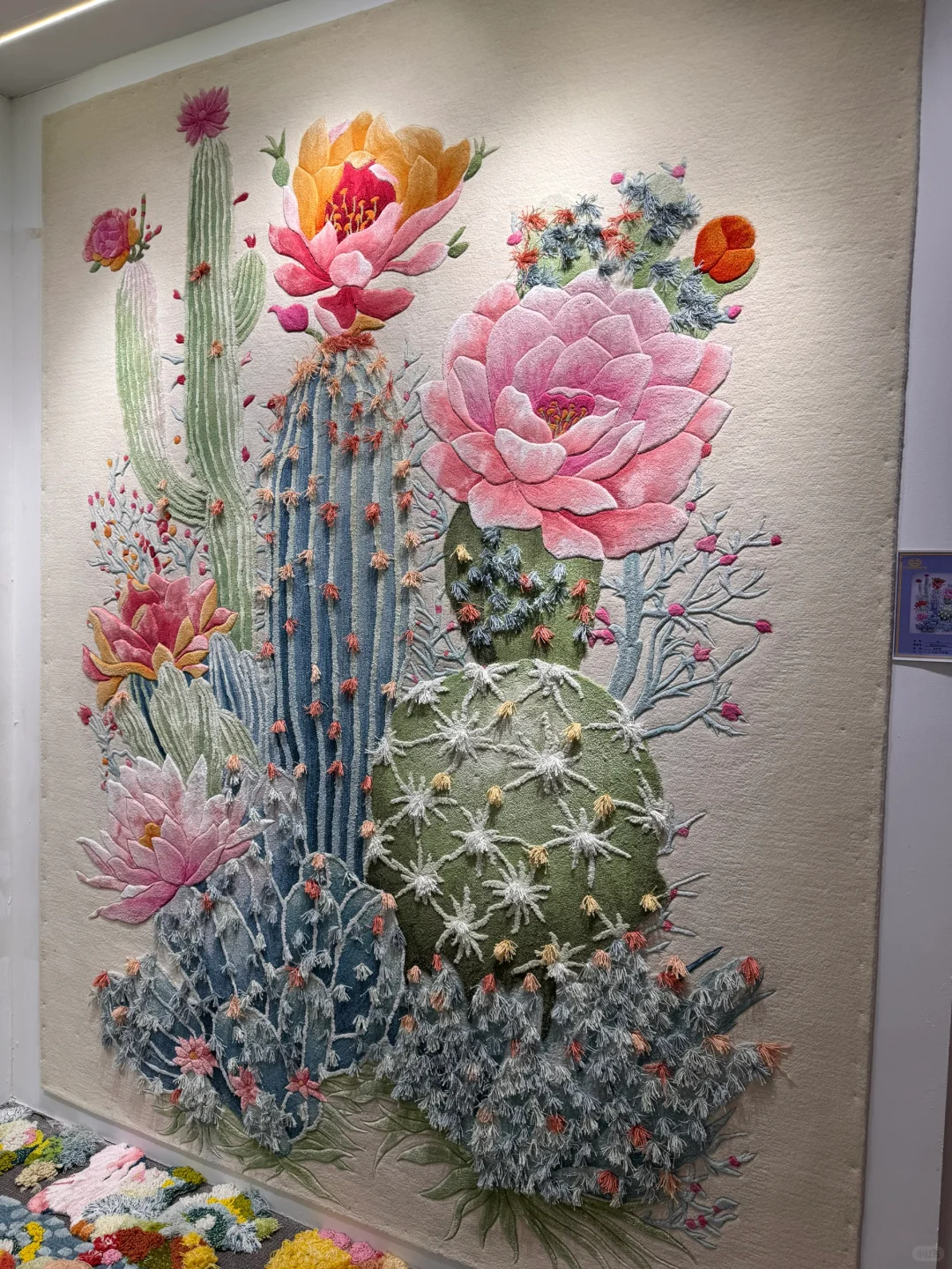 上海domotex地材展｜超美花型地毯，太治愈了