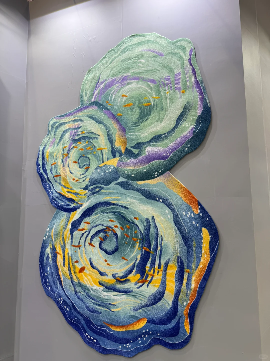 上海domotex地材展｜超美花型地毯，太治愈了