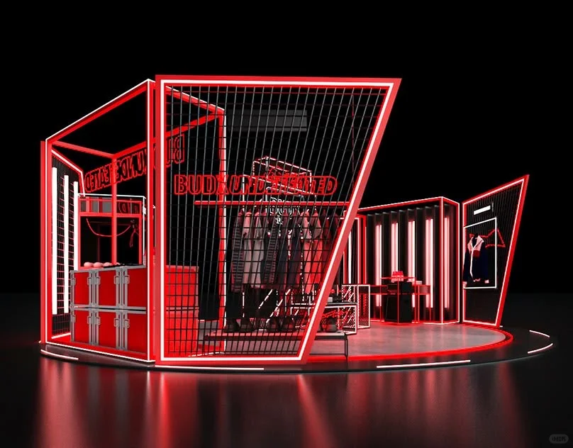 展会空间美学｜视觉冲击力拉满的红色