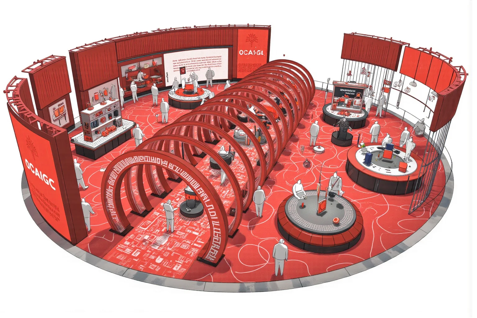 多图 | 隧道风快闪店设计，公共空间美学