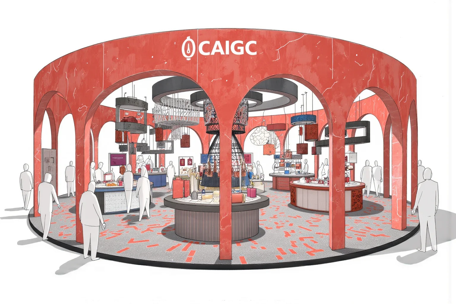 多图 | 隧道风快闪店设计，公共空间美学