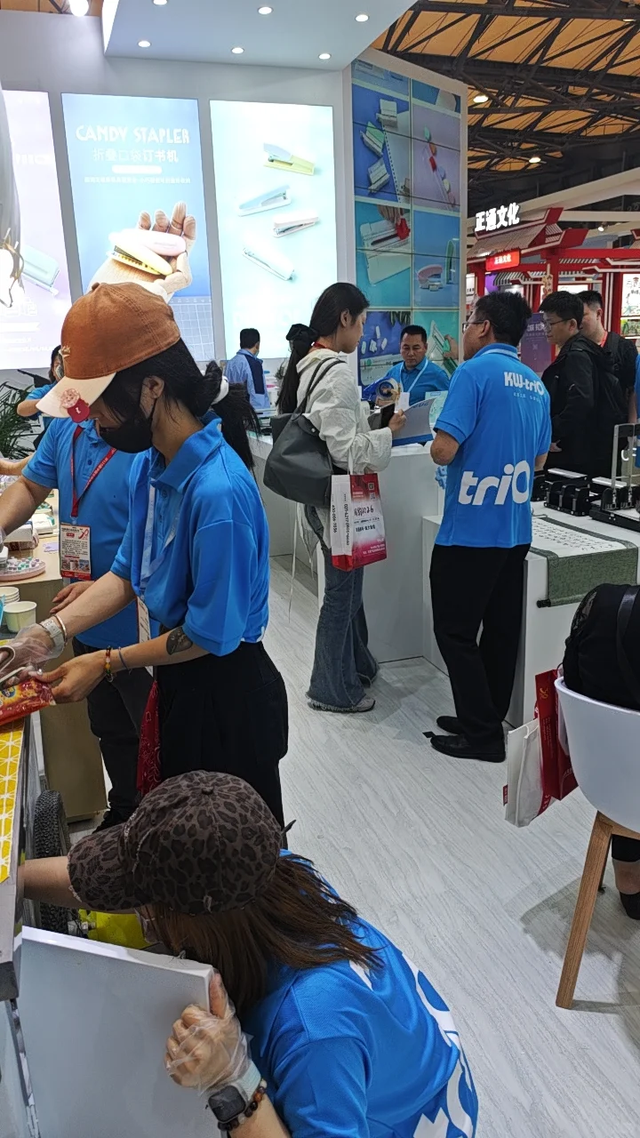 打卡可得优展会现场