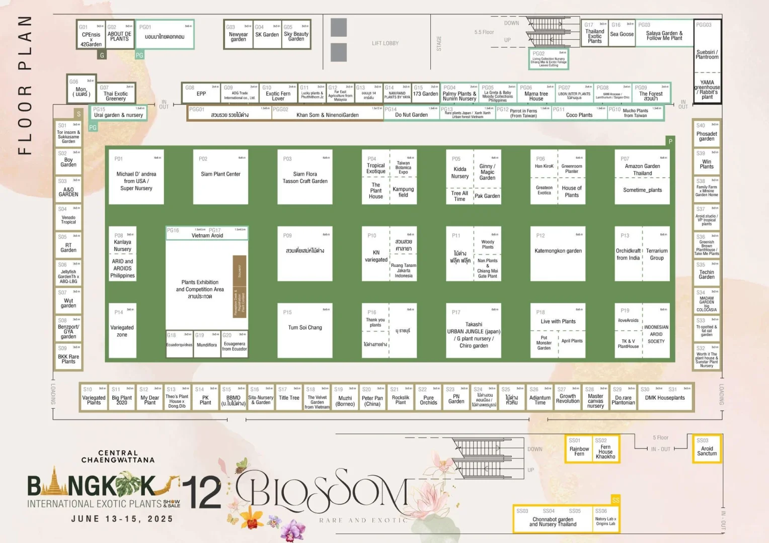 泰国曼谷珍稀热植展｜大波前瞻物料