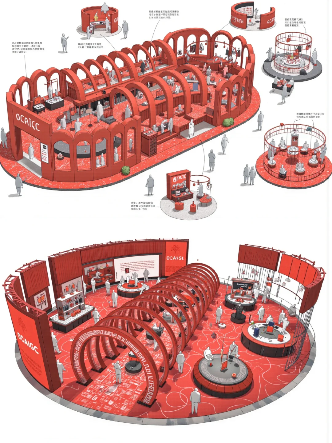 多图 | 隧道风快闪店设计，公共空间美学