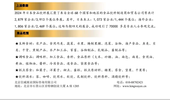 日本国际食品及饮料展览会 FOODEX