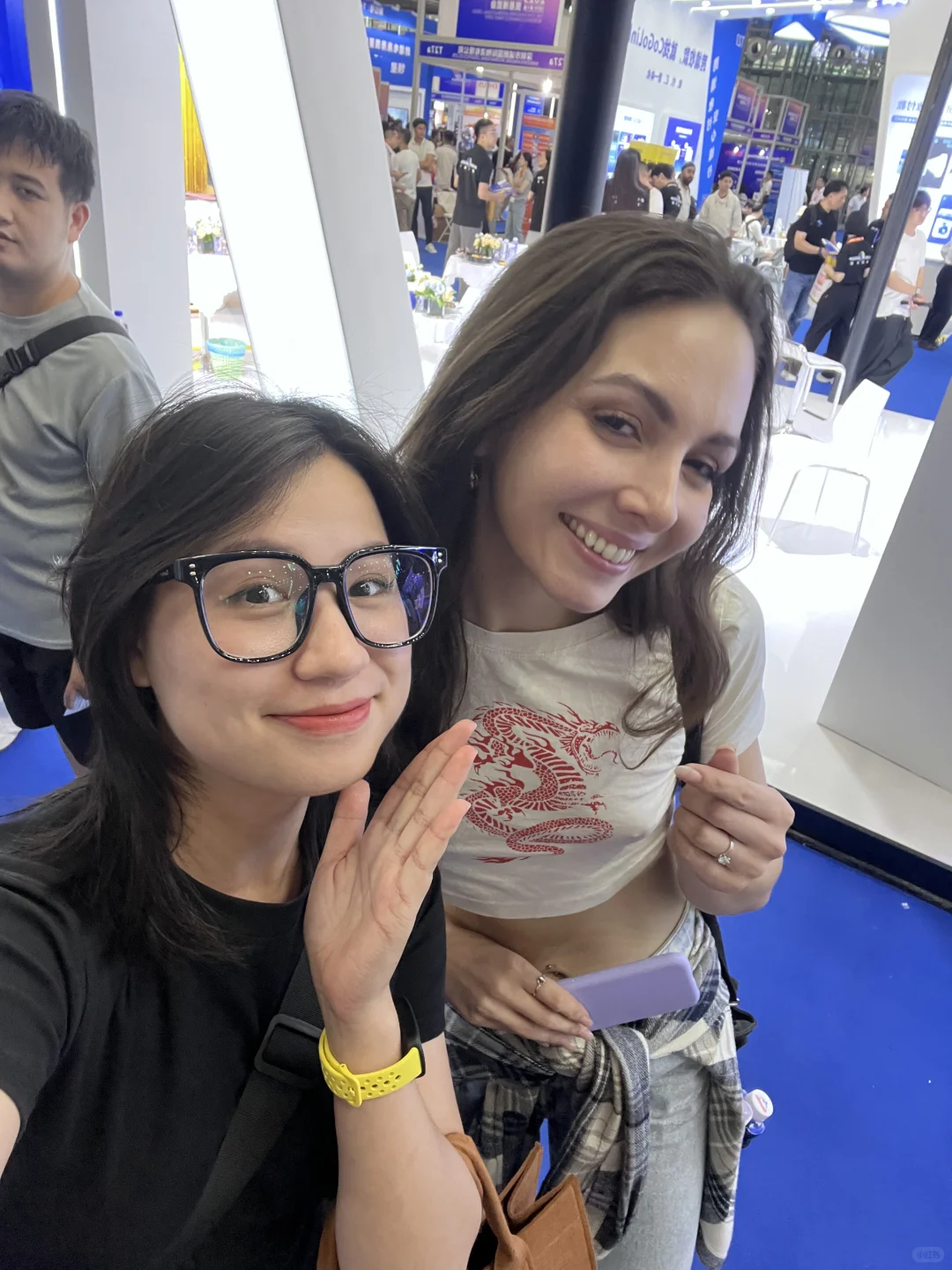 今天的会展中心！