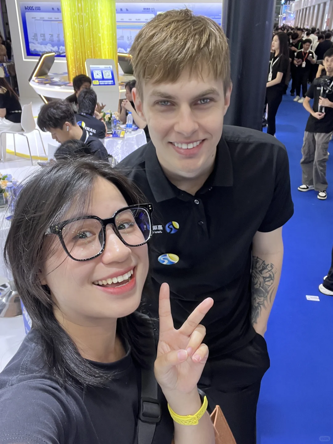 今天的会展中心！