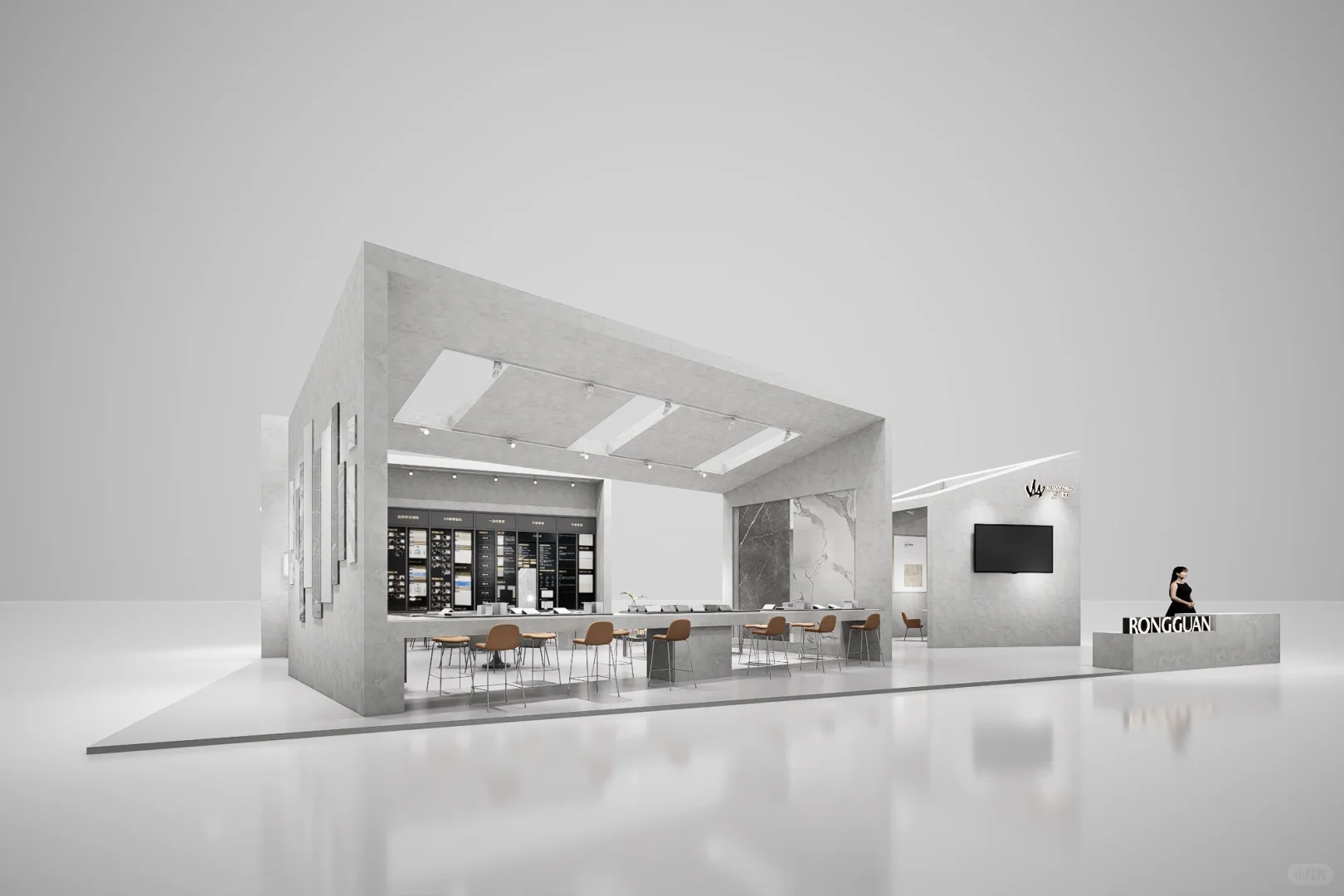 极简未来感！展览展会展台设计策划搭