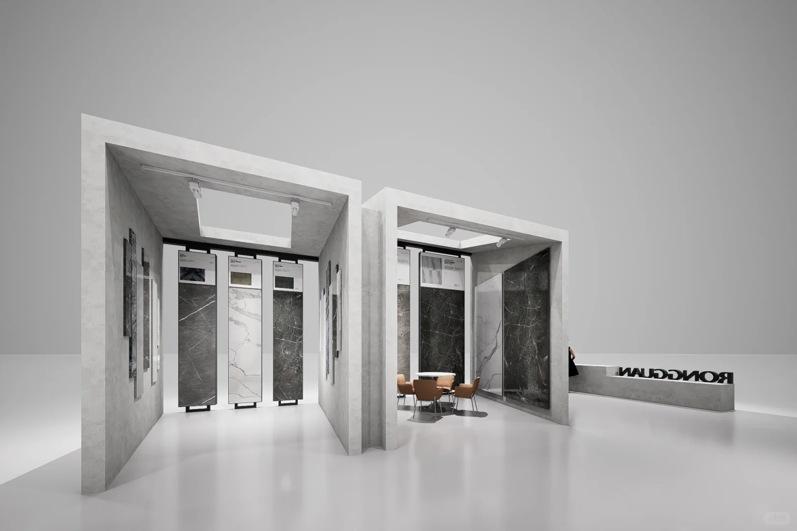 极简未来感！展览展会展台设计策划搭