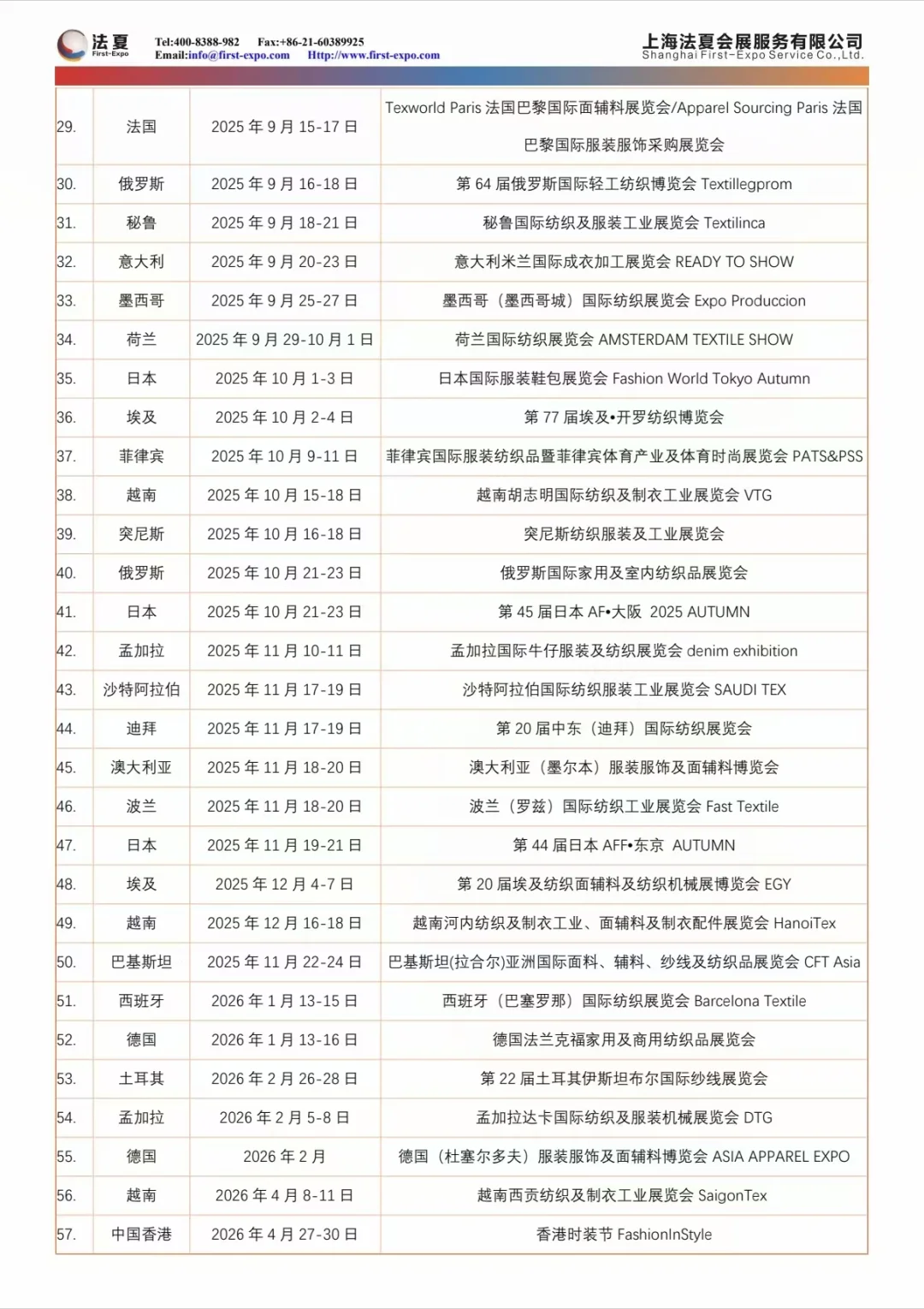 江苏省企业境外重点补贴展会