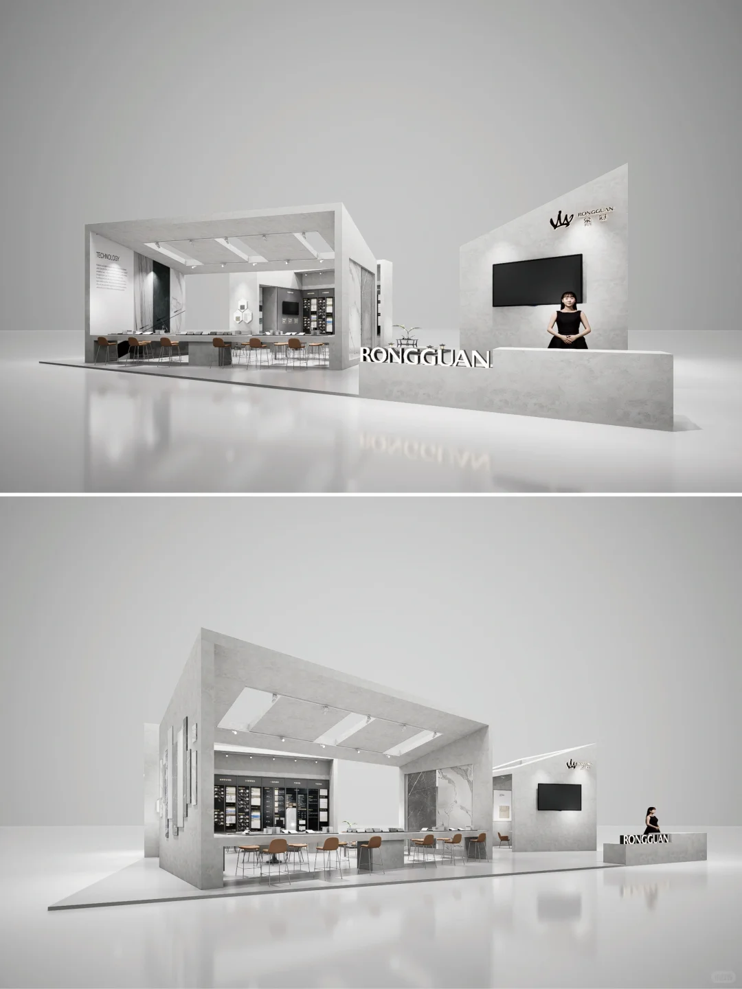 极简未来感！展览展会展台设计策划搭