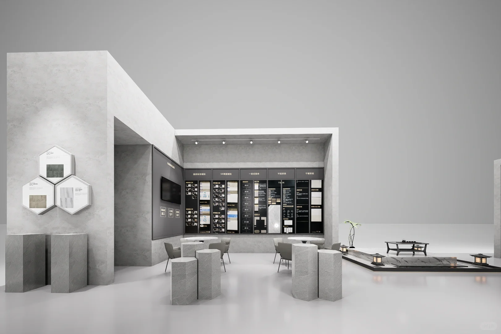 极简未来感！展览展会展台设计策划搭