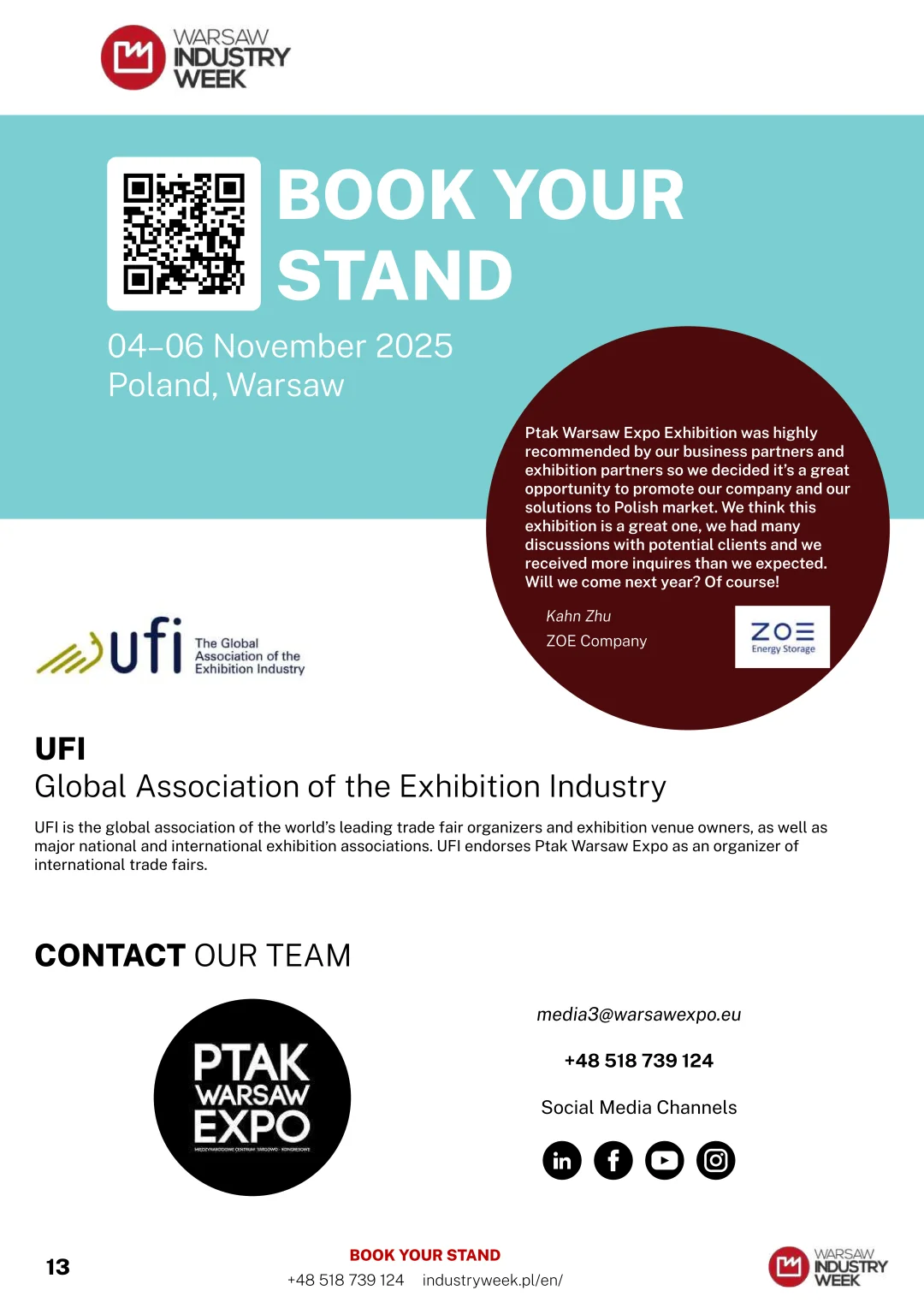 2025年波兰华沙工业展览会 Warsaw Indust