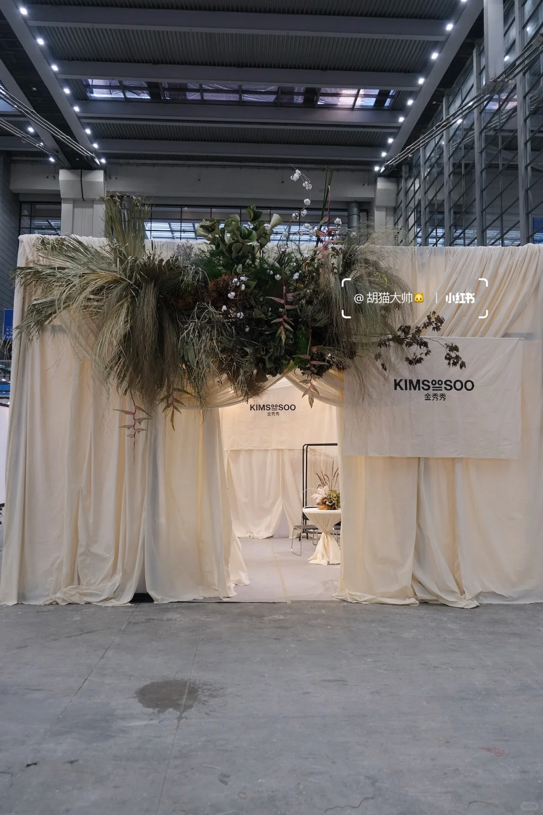 在大湾区服装展上做的花艺又火啦?