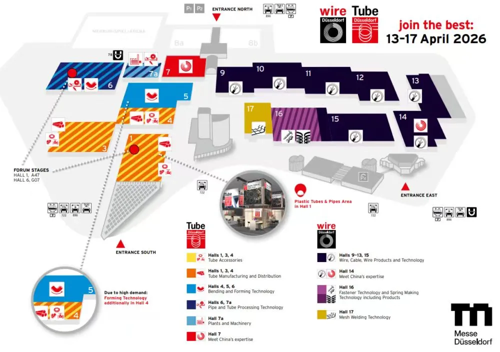 26年德国管材线材展览会Wire & Tube