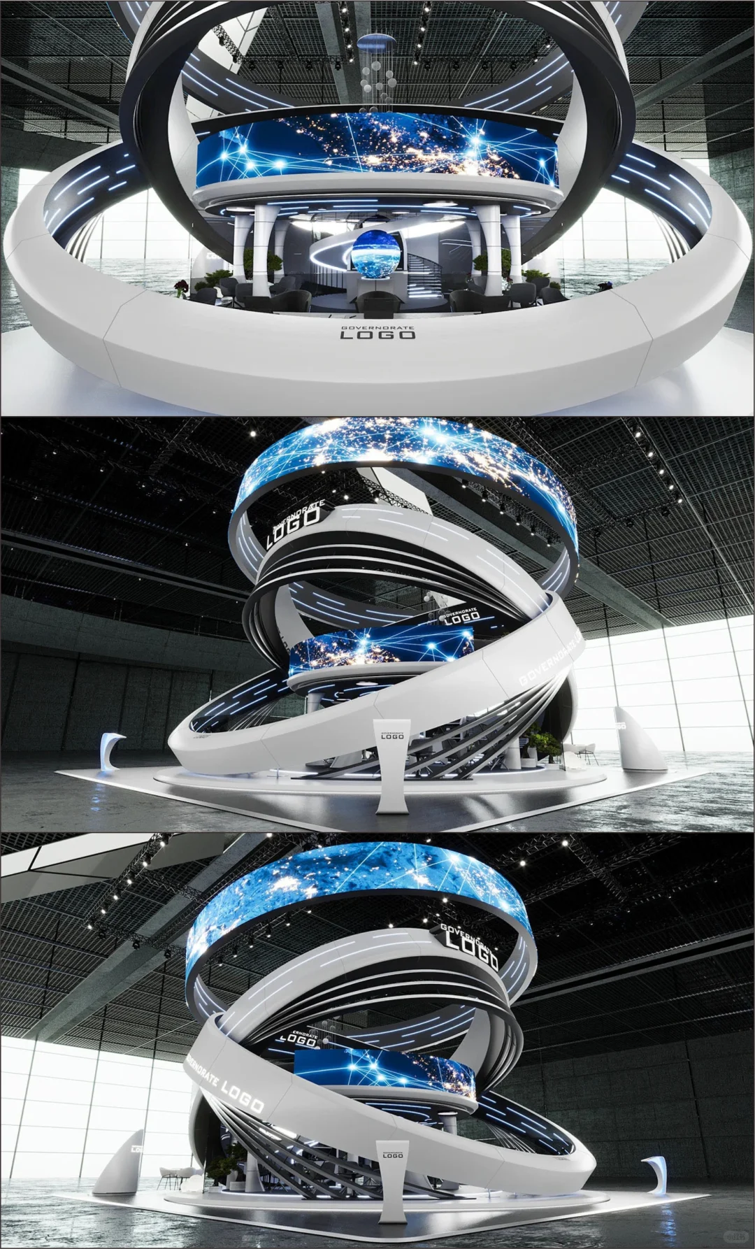 现代科技·数字智博会 | 展厅设计分享