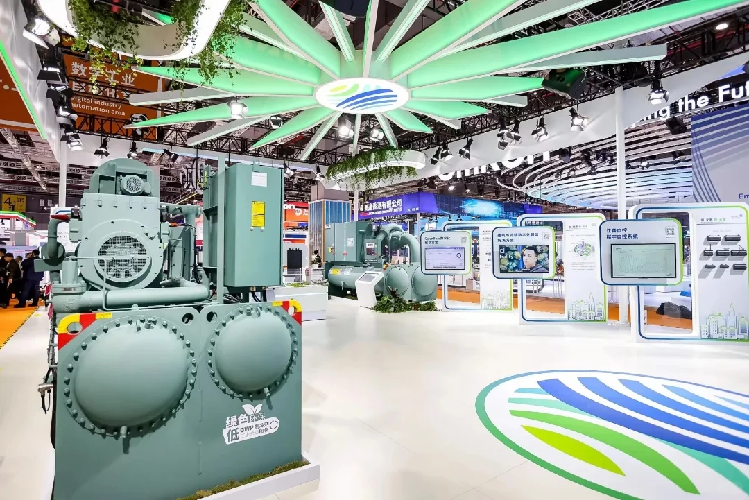 进博会江森自控展台|山东展览设计制作搭建