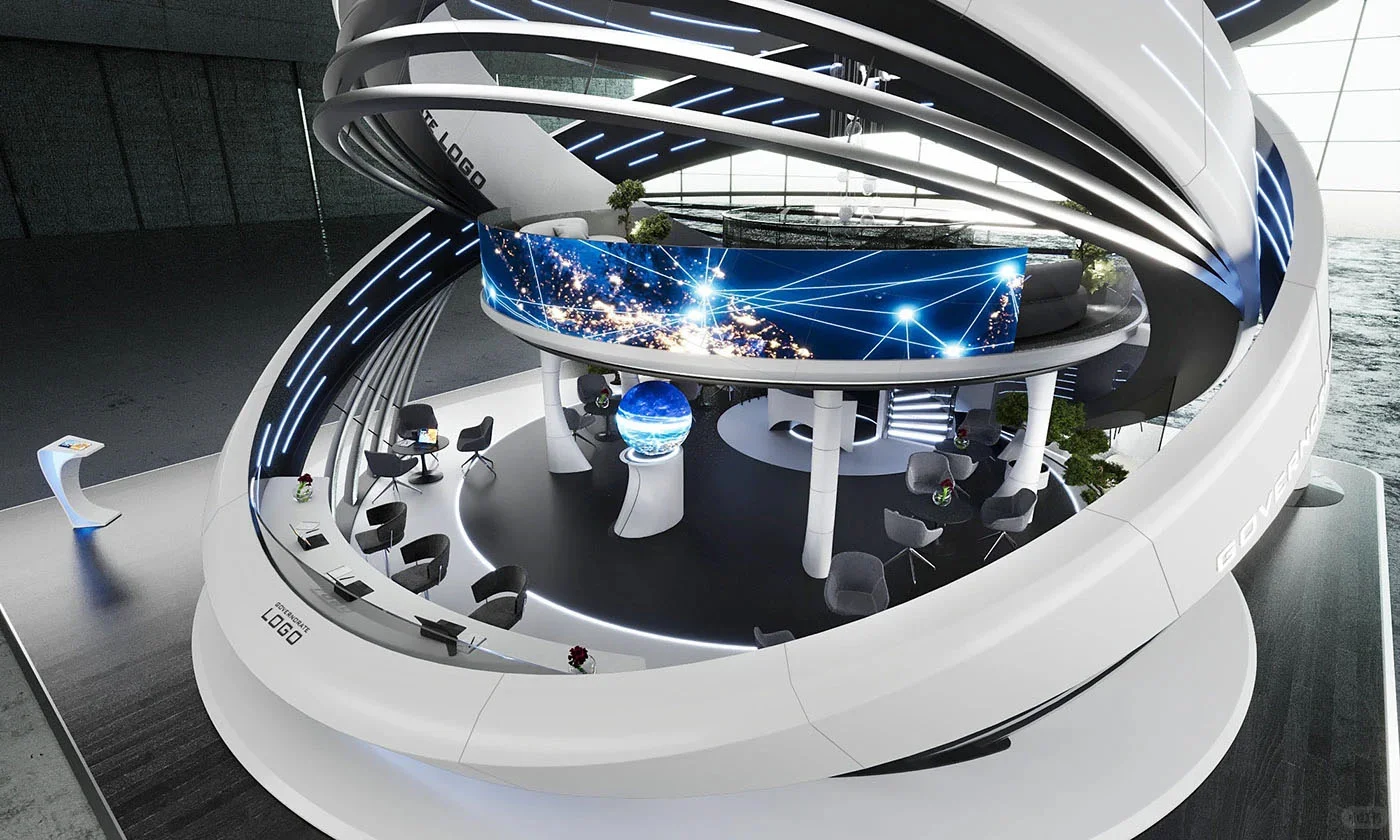 现代科技·数字智博会 | 展厅设计分享