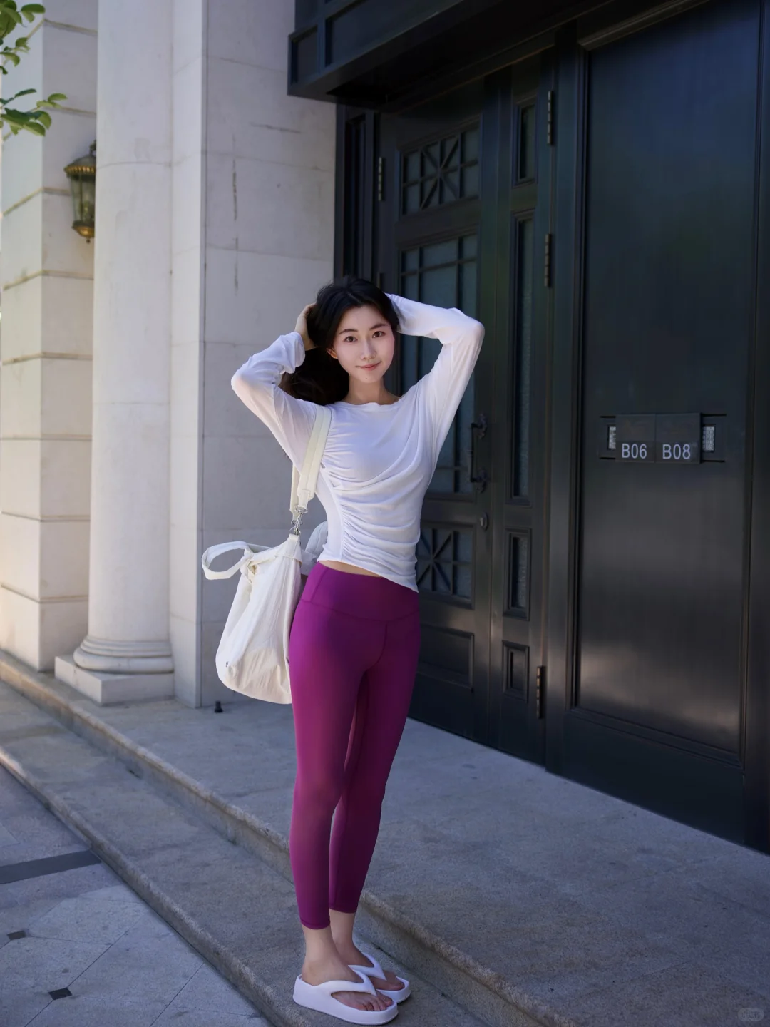 ?被大自然治愈｜野莓红瑜伽服出片100%?‍♀️