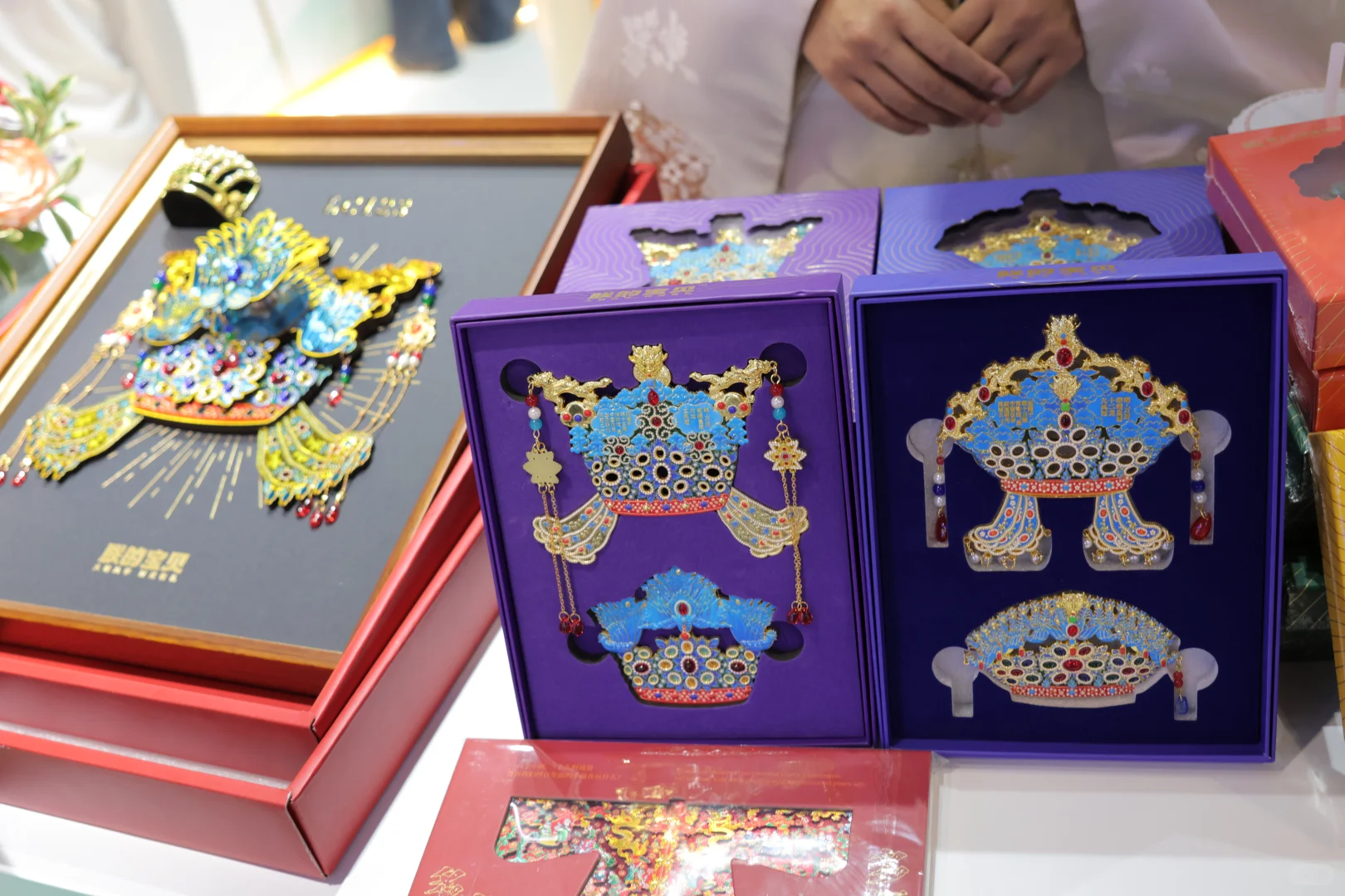 消博会昌平展台的小姐姐好漂亮呀！❤️