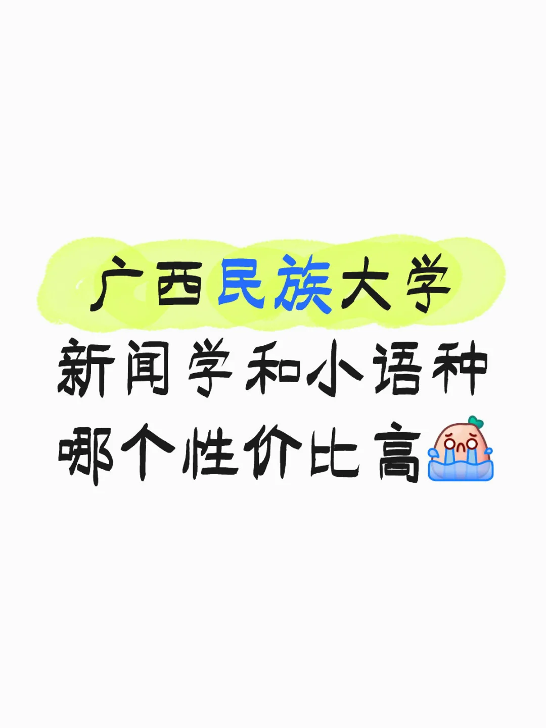 有没有广西民族大学学小语种的学长学姐说说