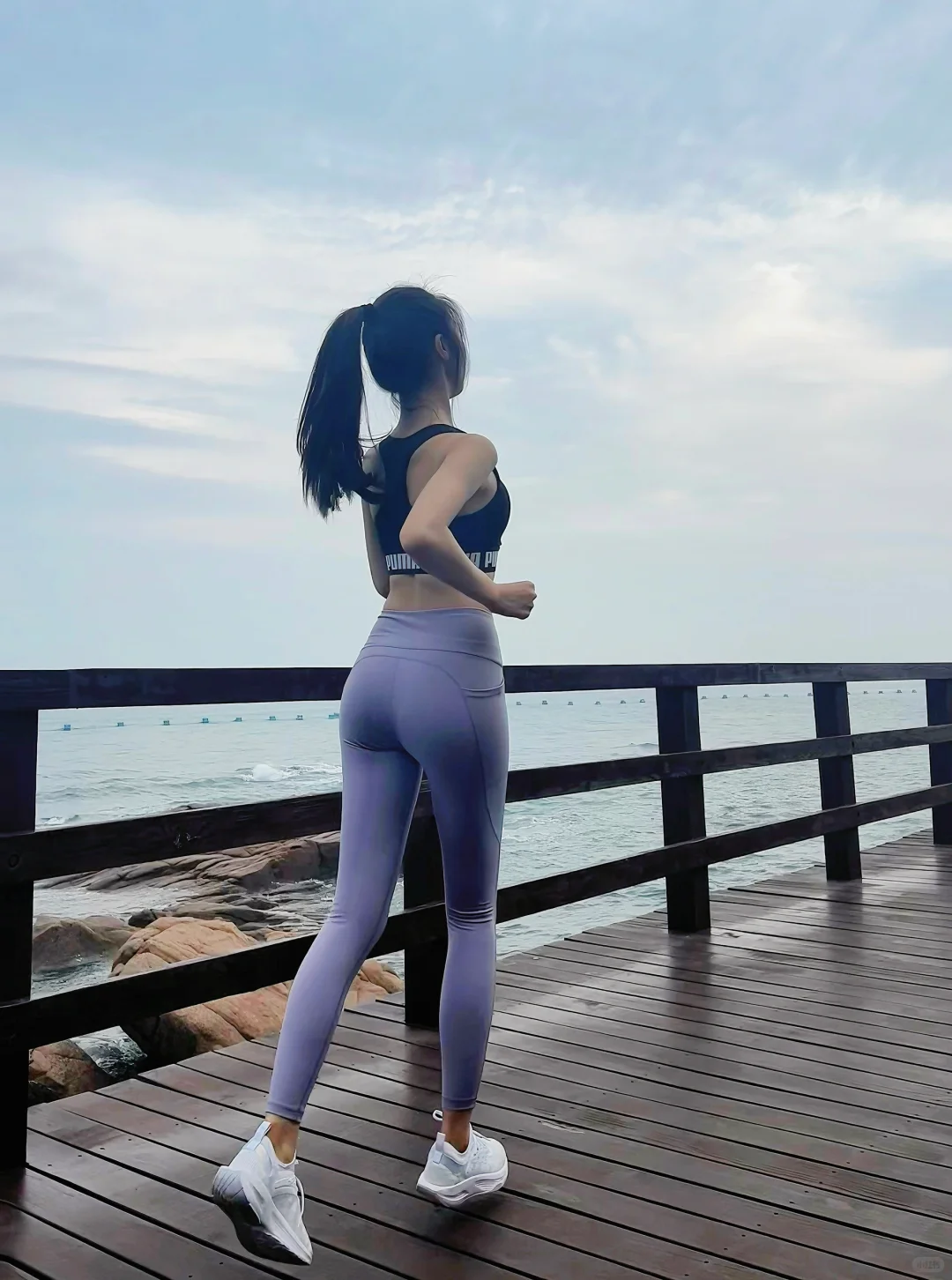 海边慢跑OOTD